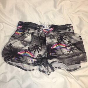 Hawaiian swim shorts